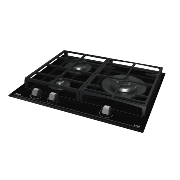 TEKA เตาแก๊สผิวกระจกเซรามิก 3 หัว พร้อม ExactFlame ขนาด 60 ซม. กระจกสีดำ รุ่น GZC 63310 image 2 TEKA เตาแก๊สผิวกระจกเซรามิก 3 หัว พร้อม ExactFlame ขนาด 60 ซม. กระจกสีดำ รุ่น GZC 63310 image 2