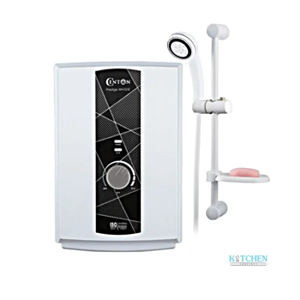 CENTON เครื่องทำน้ำอุ่น รุ่น WH101W 3.5KW Classic Black White/Black CENTON เครื่องทำน้ำอุ่น รุ่น WH101W 3.5KW Classic Black White/Black