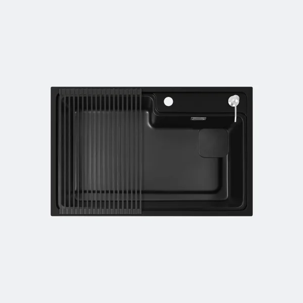EVE อ่างล้างจาน หินแกรนิตสังเคราะห์ รุ่น PHILIP 800/520 BLACK EVE อ่างล้างจาน หินแกรนิตสังเคราะห์ รุ่น PHILIP 800/520 BLACK