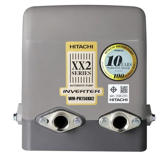 HITACHI ปั๊มอัตโนมัติ 250 วัตต์ รุ่น WM-PV250XX2 HITACHI ปั๊มอัตโนมัติ 250 วัตต์ รุ่น WM-PV250XX2