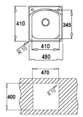 TEKA อ่างล้างจาน รุ่น T 50 1B image 2 TEKA อ่างล้างจาน รุ่น T 50 1B image 2