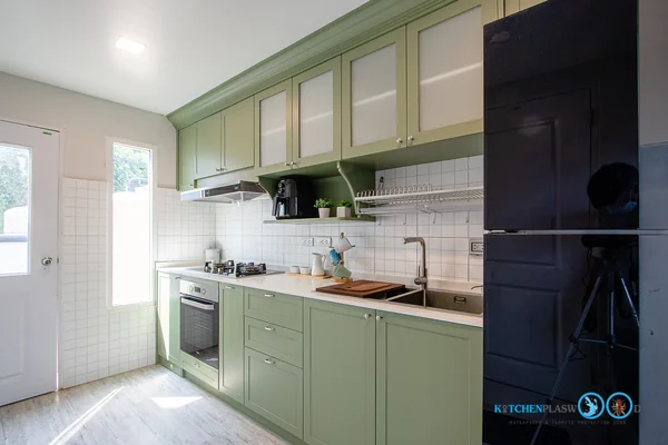 ชุดครัวบิ้วอิน Minimal Classic I-Shape Kitchen 2.84 x 3.78 mm. image 2 ชุดครัวบิ้วอิน Minimal Classic I-Shape Kitchen 2.84 x 3.78 mm. image 2