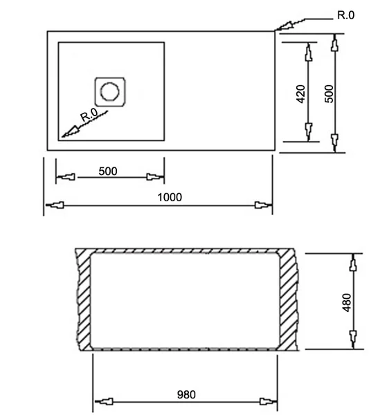 TEKA อ่างล้างจาน รุ่น TQB 1B 1D image 3 TEKA อ่างล้างจาน รุ่น TQB 1B 1D image 3