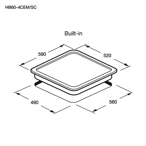 EVE ชุดเซ็ท เครื่องดูดควันแบบ รุ่น HF-BK102AT-60 + เตาไฟฟ้า รุ่น HB60-4CEM/SC image 2 EVE ชุดเซ็ท เครื่องดูดควันแบบ รุ่น HF-BK102AT-60 + เตาไฟฟ้า รุ่น HB60-4CEM/SC image 2