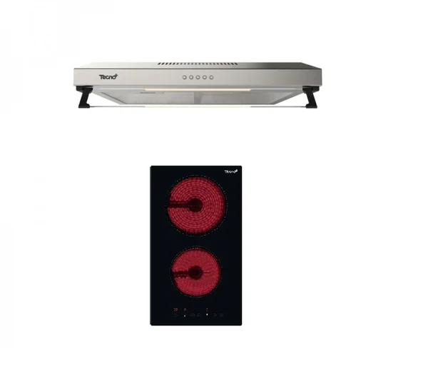 TECNOGAS ชุดเซ็ท เครื่องดูดควัน รุ่น TNP HDS 6048 MN +เตาไฟฟ้า รุ่น TNP VT 302 DG