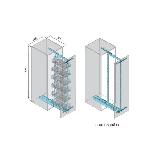 MODERNFORM อุปกรณ์สำหรับตู้สูง รุ่น PK-0001-S/C (ราคายังไม่รวมส่ง) image 2 MODERNFORM อุปกรณ์สำหรับตู้สูง รุ่น PK-0001-S/C (ราคายังไม่รวมส่ง) image 2