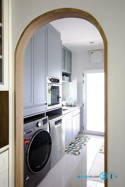  ชุดครัวบิ้วอิน 2 Sides I-Shape Kitchen 4.58 x 3.66    image 2