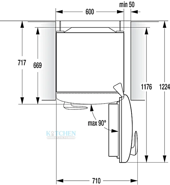 GORENJE ตู้เย็น สีแชมเปญ รุ่น OBR615DC image 6 GORENJE ตู้เย็น สีแชมเปญ รุ่น OBR615DC image 6