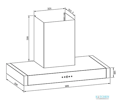 TEKA เครื่องดูดควันติดผนัง รุ่น DSX 90 image 2 TEKA เครื่องดูดควันติดผนัง รุ่น DSX 90 image 2