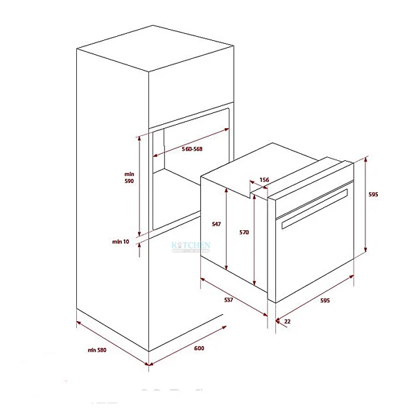  TEKA เตาอบมัลติฟังก์ชั่น รุ่น HLB 838    image 2