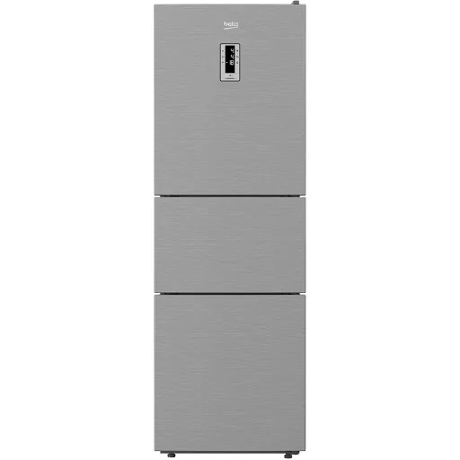 BEKO ตู้เย็น 3 ประตู 11.7 คิว, สีสแตนเลส รุ่น RTNT340E20VZX