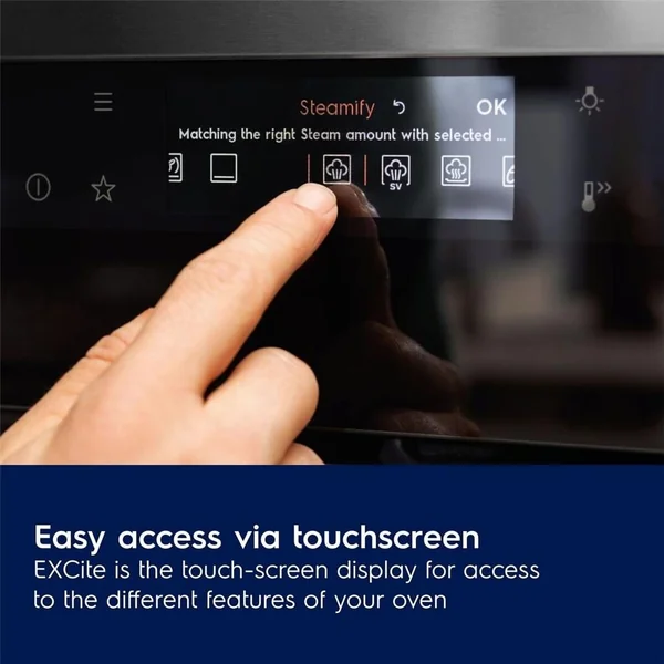 ELECTROLUX เตาอบไอน้ำบิลท์อิน SenseCook SteamBake ซีรีส์ 600 ความจุ 71 ลิตร ขนาด 60 ซม. รหัสรุ่น KODDP39H image 5 ELECTROLUX เตาอบไอน้ำบิลท์อิน SenseCook SteamBake ซีรีส์ 600 ความจุ 71 ลิตร ขนาด 60 ซม. รหัสรุ่น KODDP39H image 5