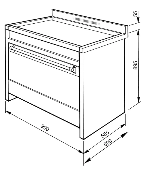 SMEG เตาตั้งพื้น รุ่น A1PYID-9 image 2 SMEG เตาตั้งพื้น รุ่น A1PYID-9 image 2