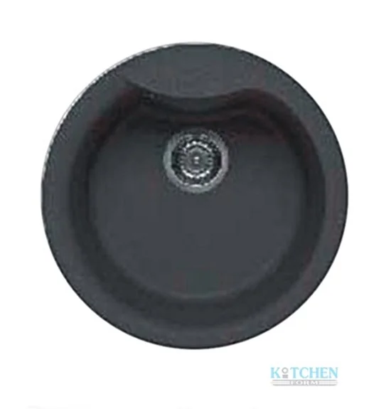 TECNOGAS อ่างล้างจาน รุ่น EGO Round Full Black TECNOGAS อ่างล้างจาน รุ่น EGO Round Full Black