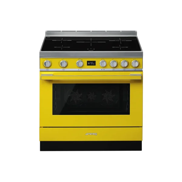 SMEG เตาตั้งพื้นระบบอินดักชั่น สีเหลือง ตัวเลือกรหัส YW รุ่น CPF9IP (YW) SMEG เตาตั้งพื้นระบบอินดักชั่น สีเหลือง ตัวเลือกรหัส YW รุ่น CPF9IP (YW)