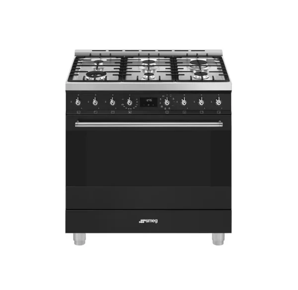 SMEG เตาตั้งพื้นระบบแก๊ส รุ่น C9GMMB2 SMEG เตาตั้งพื้นระบบแก๊ส รุ่น C9GMMB2
