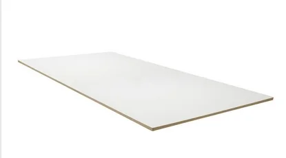 ไม้ MDF เคลือบขาว 12 mm. ผิวเรียบ เคลือบ 2 หน้า