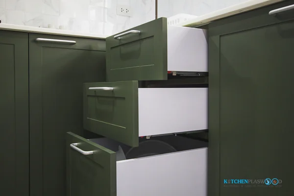  ชุดครัวบิ้วอิน Classic Kitchen ชุดครัวพลาสวูดสไตล์ คลาสสิก 5.35 x 1.55 mm.    image 6