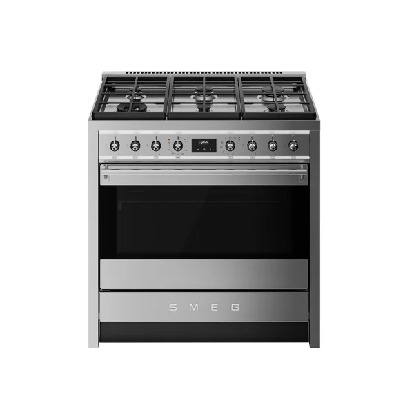SMEG เตาตั้งพื้นระบบแก๊ส รุ่น A90G001PX SMEG เตาตั้งพื้นระบบแก๊ส รุ่น A90G001PX