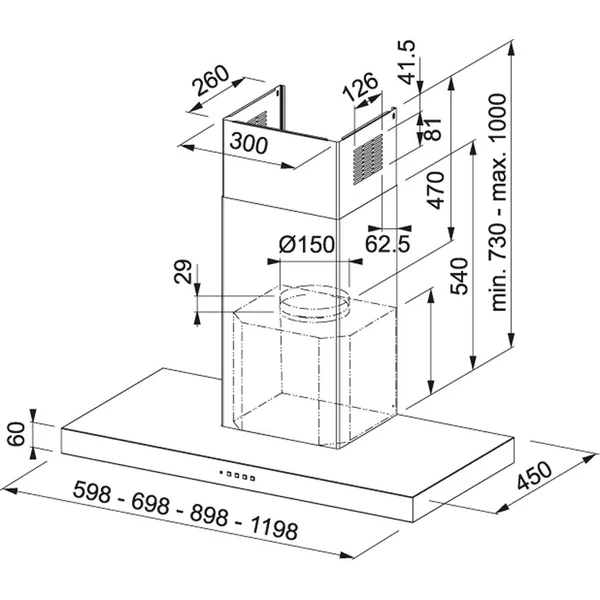  FRANKE เครื่องดูดควัน รุ่น FDF EV8 120 XS    image 2