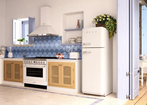 SMEG ตู้เย็น สีครีม รุ่น FAB30RCR5 image 2 SMEG ตู้เย็น สีครีม รุ่น FAB30RCR5 image 2