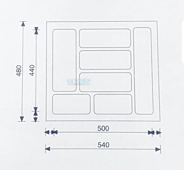  MODERNFORM ถาดใส่ช้อนส้อม รุ่น AG TRAY 60 SS (ราคายังไม่รวมส่ง)    image 2
