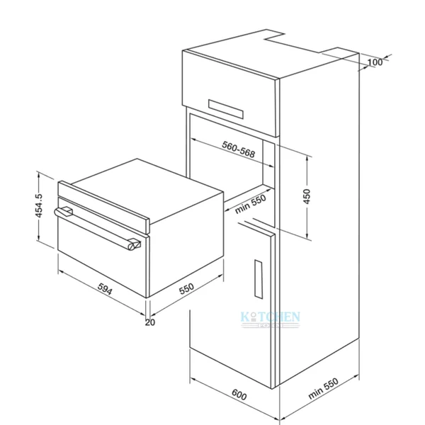  HAFELE ไมโครเวฟแบบติดตั้งฝัง 5-SERIES รุ่น SAVIO รหัส 538.01.039 (495.06.418)    image 2