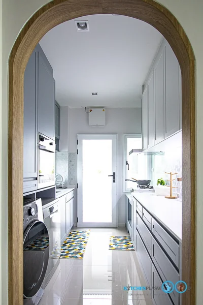ชุดครัวบิ้วอิน 2 Sides I-Shape Kitchen 4.58 x 3.66