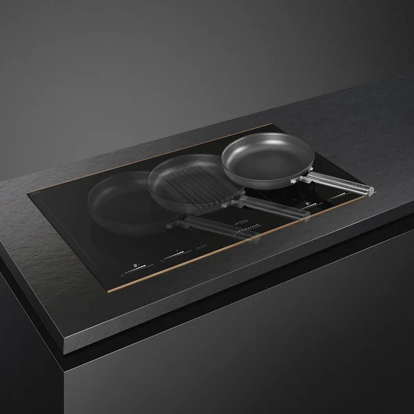 SMEG คอลเลกชัน Dolce Stil Novo เตาแบบฝังพร้อมเครื่องดูดควันในตัว รุ่น HOBD682R1 image 4 SMEG คอลเลกชัน Dolce Stil Novo เตาแบบฝังพร้อมเครื่องดูดควันในตัว รุ่น HOBD682R1 image 4
