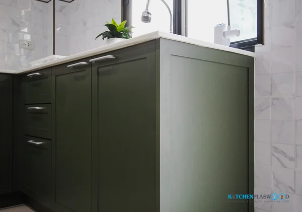  ชุดครัวบิ้วอิน Classic Kitchen ชุดครัวพลาสวูดสไตล์ คลาสสิก 5.35 x 1.55 mm.    image 12