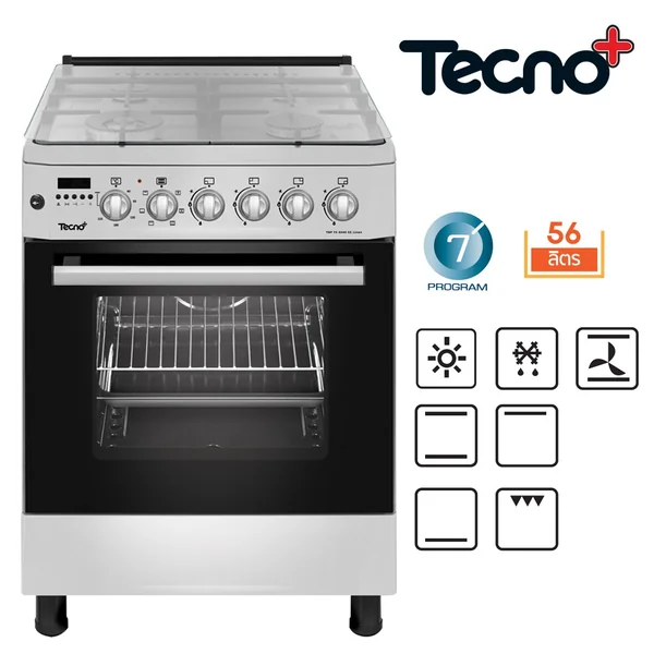 TECNOGAS เตาตั้งพื้น รุ่น TNP FS 6040 EE LINEN image 2 TECNOGAS เตาตั้งพื้น รุ่น TNP FS 6040 EE LINEN image 2