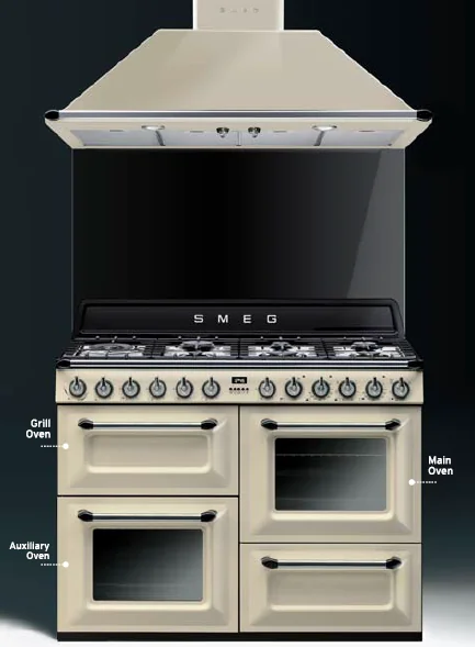 SMEG เตาปรุงอาหาร แบบตั้งพื้น รุ่น TR4110P1 SMEG เตาปรุงอาหาร แบบตั้งพื้น รุ่น TR4110P1