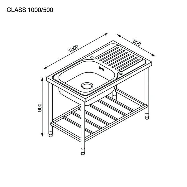 EVE อ่างล้างจาน รุ่น CLASS 1000/500 image 2 EVE อ่างล้างจาน รุ่น CLASS 1000/500 image 2