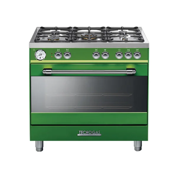 TECNOGAS เตาปรุงอาหารแบบตั้งพื้น รุ่น D1GC96E5VC (Green) TECNOGAS เตาปรุงอาหารแบบตั้งพื้น รุ่น D1GC96E5VC (Green)