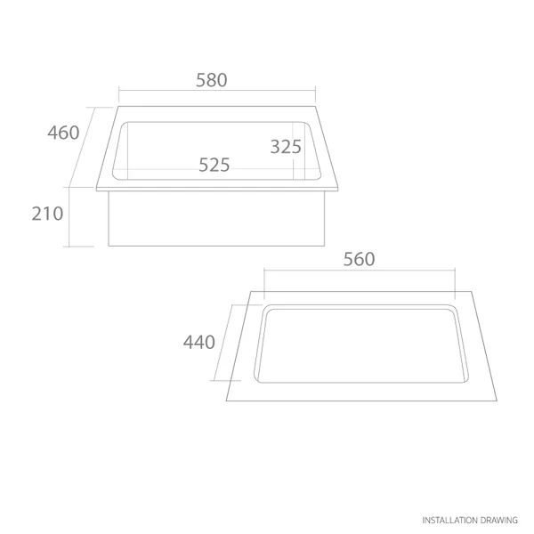  TECNOGAS อ่างล้างจาน รุ่น TNP 584621 BLACK    image 2
