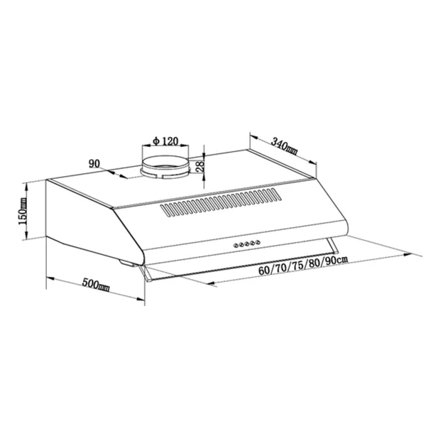  FRANKE เครื่องดูดควัน รุ่น FD 6005A 604 XS    image 2