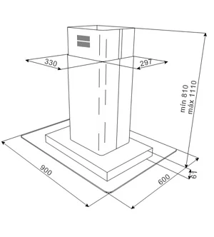 TEKA เครื่องดูดควัน รุ่น DG3 90 Island image 2 TEKA เครื่องดูดควัน รุ่น DG3 90 Island image 2
