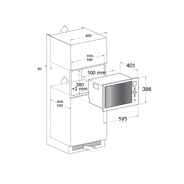 AXIA ชุดเซ็ท เตาอบ รุ่น INT 72 TC + ไมโครเวฟ รุ่น INT 25 MWG 500 image 2 AXIA ชุดเซ็ท เตาอบ รุ่น INT 72 TC + ไมโครเวฟ รุ่น INT 25 MWG 500 image 2