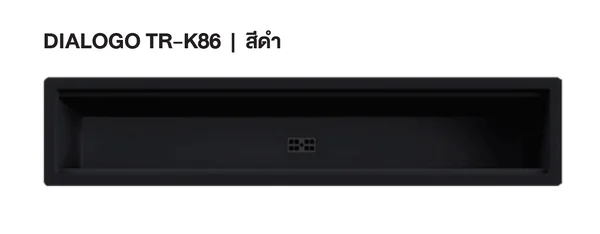 MEX อ่างล้างจาน สีดำ รุ่น DIALOGO-TR-K86
