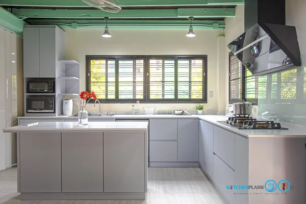 ชุดครัวบิ้วอิน Smooth Modern Design 5.90 x 0.60 mm. image 2 ชุดครัวบิ้วอิน Smooth Modern Design 5.90 x 0.60 mm. image 2