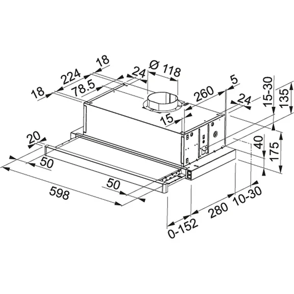FRANKE เครื่องดูดควัน รุ่น FTC 601 BK/GL image 2 FRANKE เครื่องดูดควัน รุ่น FTC 601 BK/GL image 2