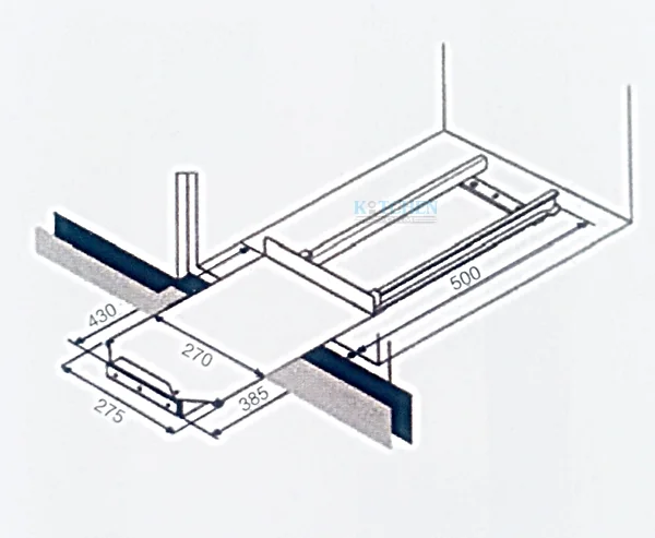 MODERNFORM ชุดรางเลื่อน รุ่น PK 0017 image 2 MODERNFORM ชุดรางเลื่อน รุ่น PK 0017 image 2