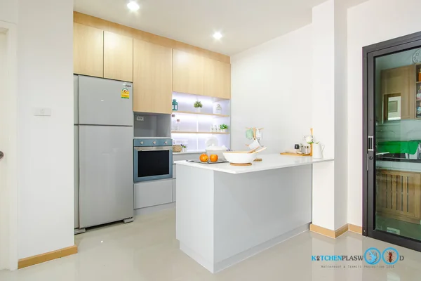 ชุดครัวบิ้วอิน Pantry Kitchen โทนสีนุ่มนวล 1.20 x 2.00 mm. image 2 ชุดครัวบิ้วอิน Pantry Kitchen โทนสีนุ่มนวล 1.20 x 2.00 mm. image 2