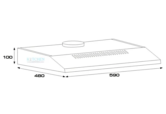 TECNOGAS เครื่องดูดควัน รุ่น TNP HDS 6048 MN image 2 TECNOGAS เครื่องดูดควัน รุ่น TNP HDS 6048 MN image 2