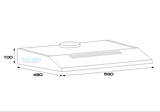 TECNOGAS เครื่องดูดควัน รุ่น TNP HDS 6048 DG image 2 TECNOGAS เครื่องดูดควัน รุ่น TNP HDS 6048 DG image 2