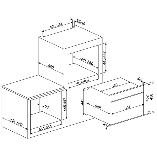 SMEG เตาอบไมโครเวฟ รุ่น SF4800MAO image 2 SMEG เตาอบไมโครเวฟ รุ่น SF4800MAO image 2
