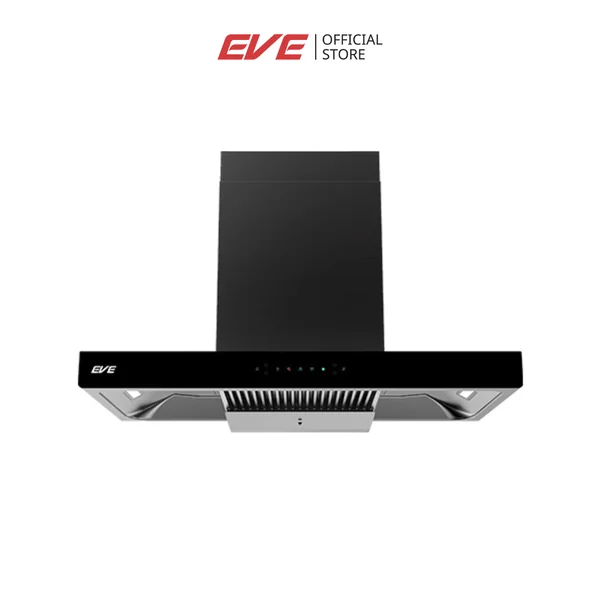 EVE เครื่องดูดควันทรงกระโจม สีดำ กว้าง 90 ซม. รุ่น HC-JETBLACK-90