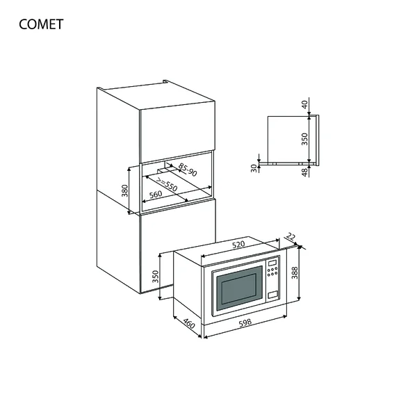 EVE ไมโครเวฟ รุ่น COMET image 2 EVE ไมโครเวฟ รุ่น COMET image 2