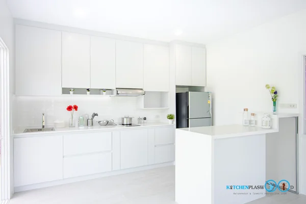 ชุดครัวบิ้วอิน All White Tone Kitchen Room ห้องครัวโมเดิร์น สุดคลีน 2.96 x 3.82 mm. image 2 ชุดครัวบิ้วอิน All White Tone Kitchen Room ห้องครัวโมเดิร์น สุดคลีน 2.96 x 3.82 mm. image 2