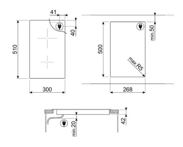 SMEG เตาไฟฟ้า รุ่น SE232TD1 image 2 SMEG เตาไฟฟ้า รุ่น SE232TD1 image 2